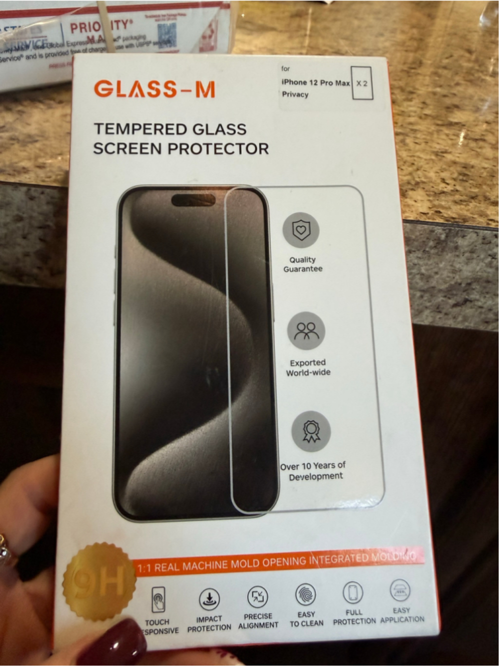 GLASS-M iPhone 12 Pro Max Privacy Tempered Glass Screen Protector